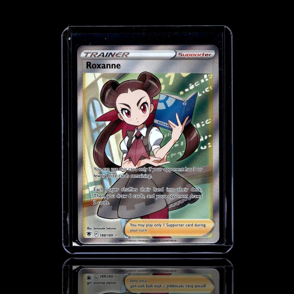 A pulled Rare card