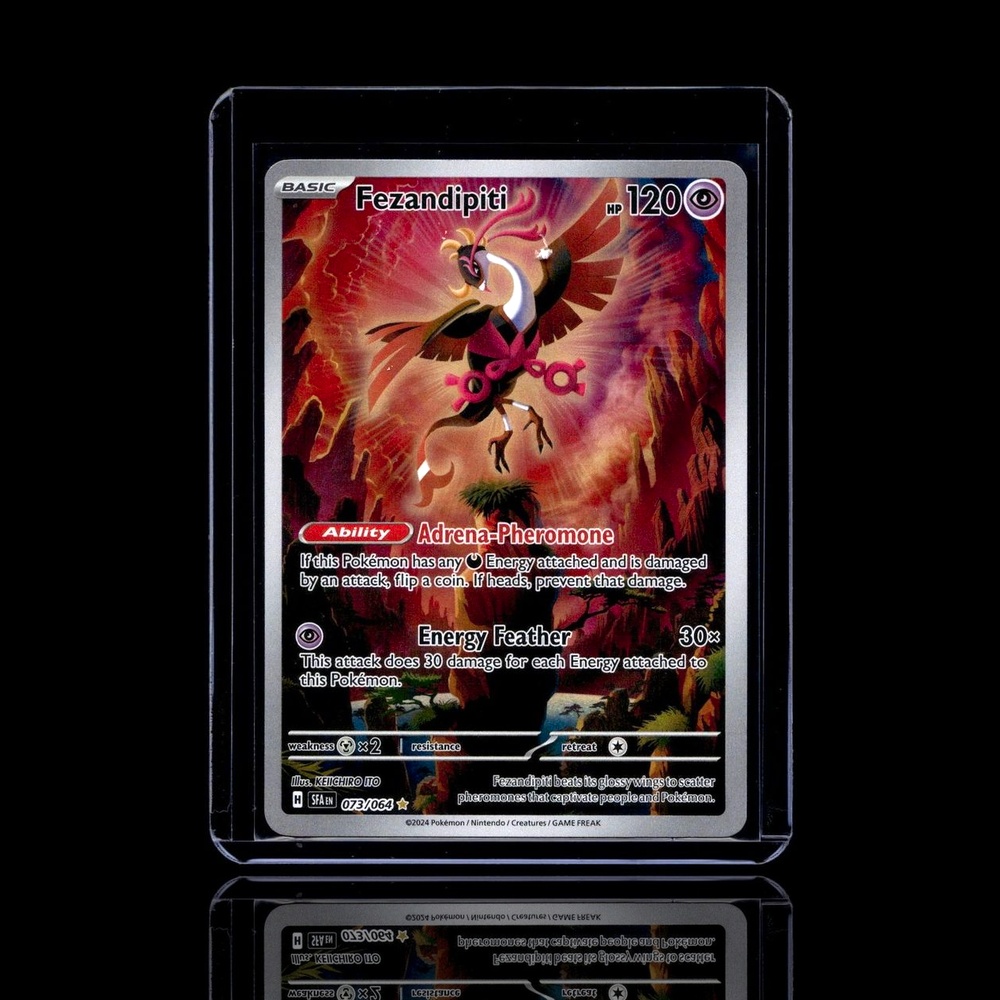 A pulled Rare card