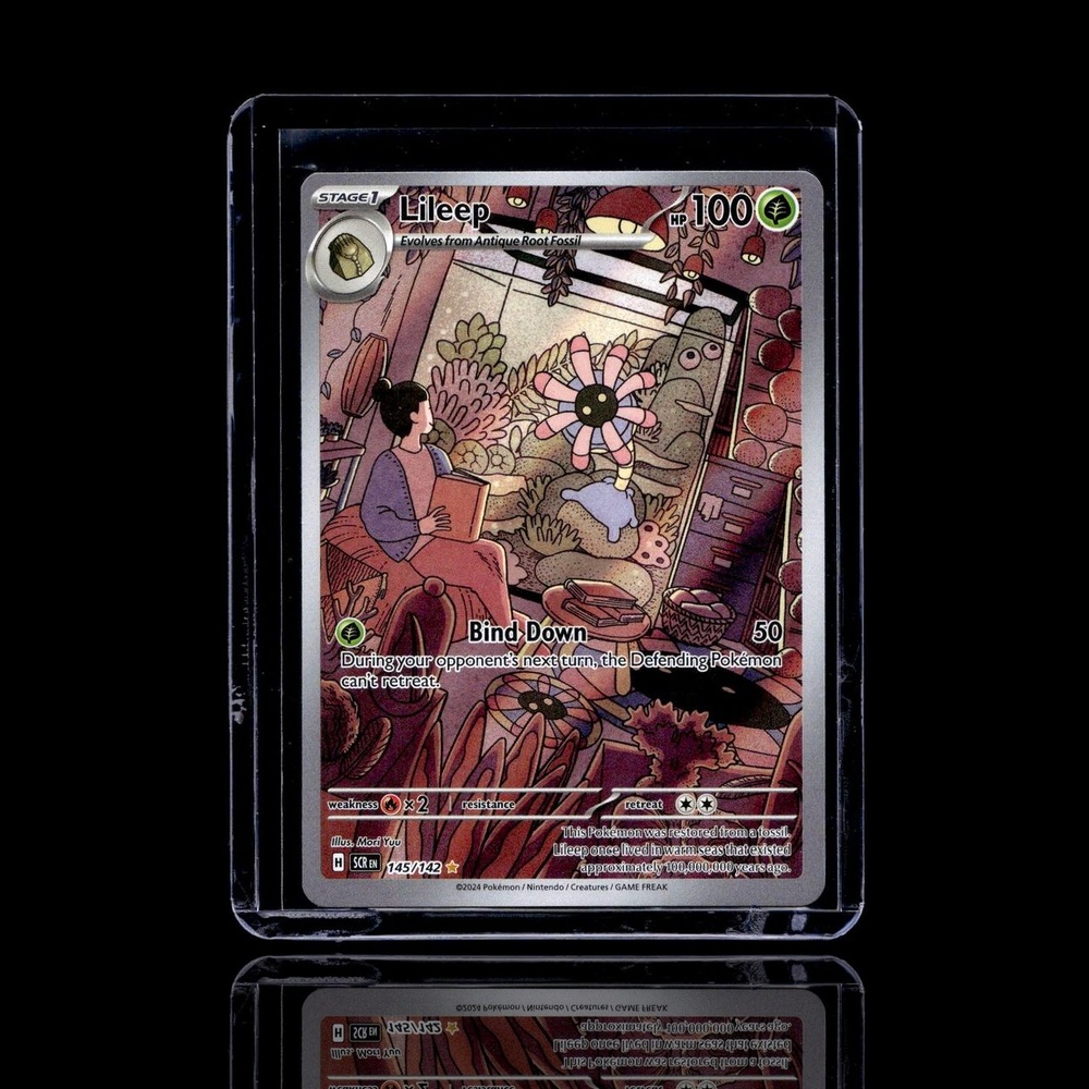 A pulled Rare card