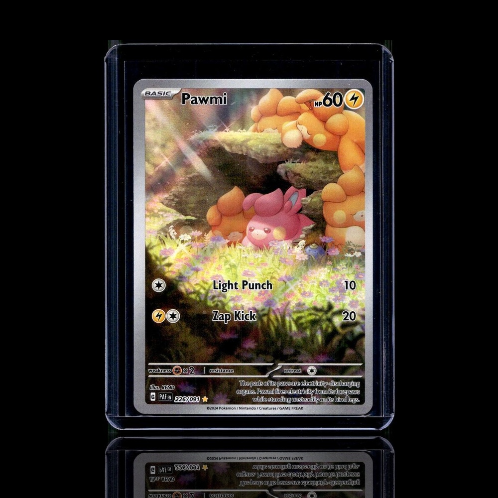 A pulled Common card
