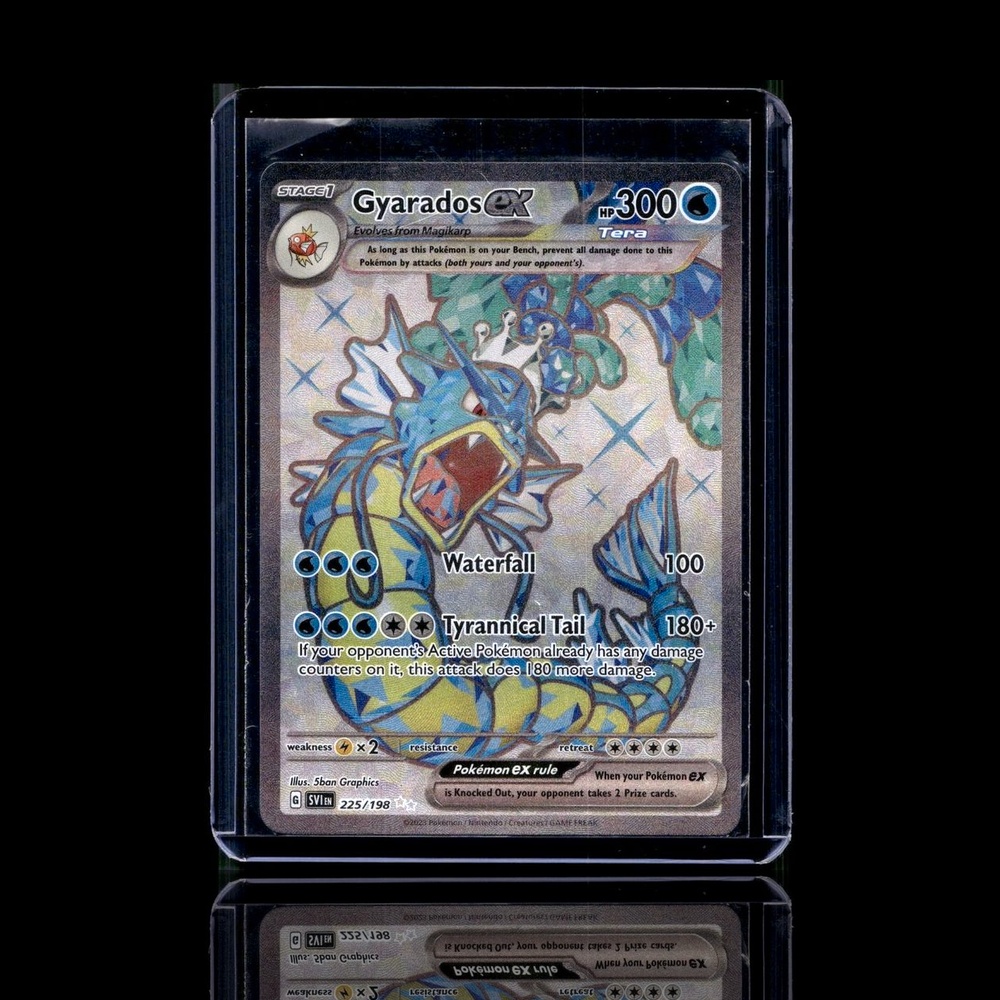 A pulled Rare card