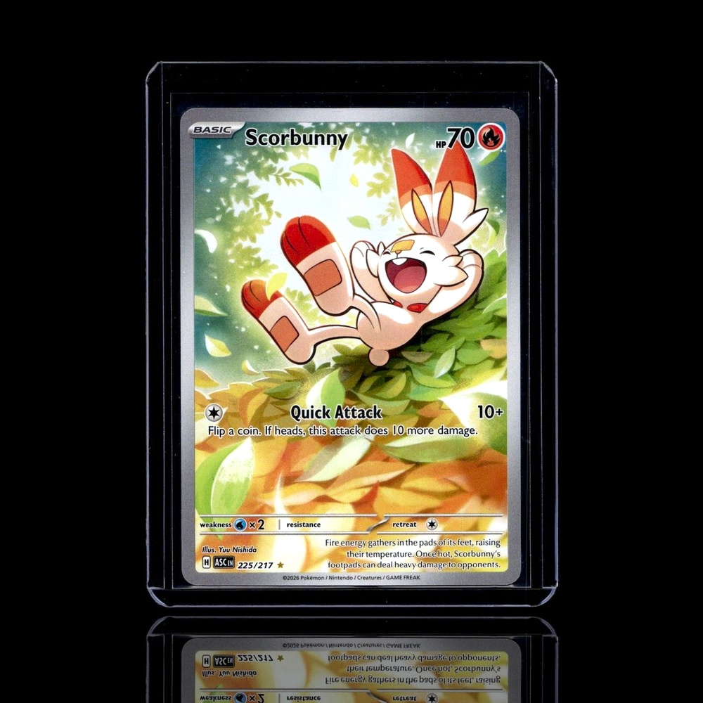A pulled Rare card