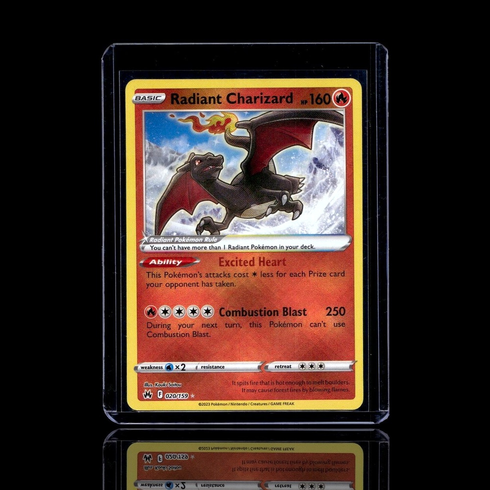 A pulled Ultra Rare card