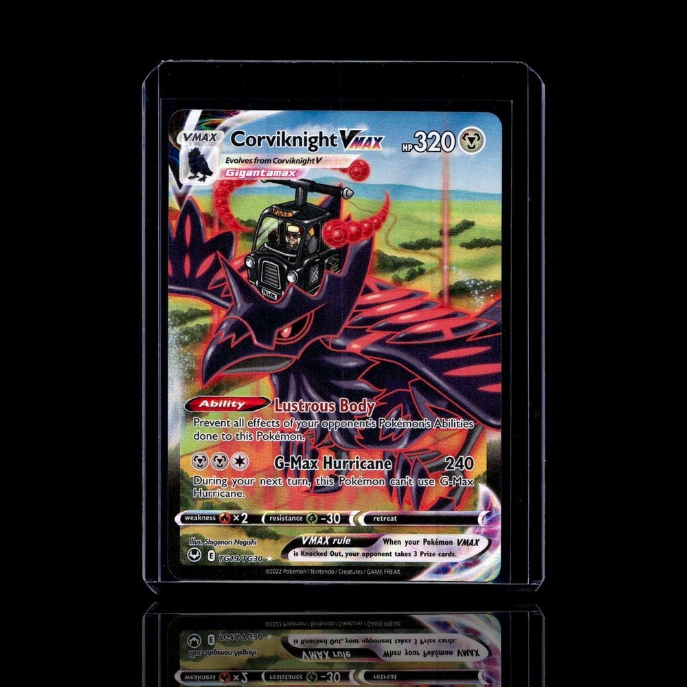 A pulled Rare card