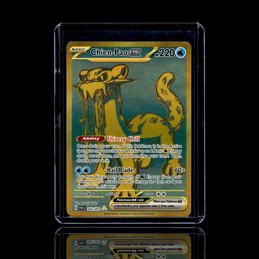A pulled Rare card