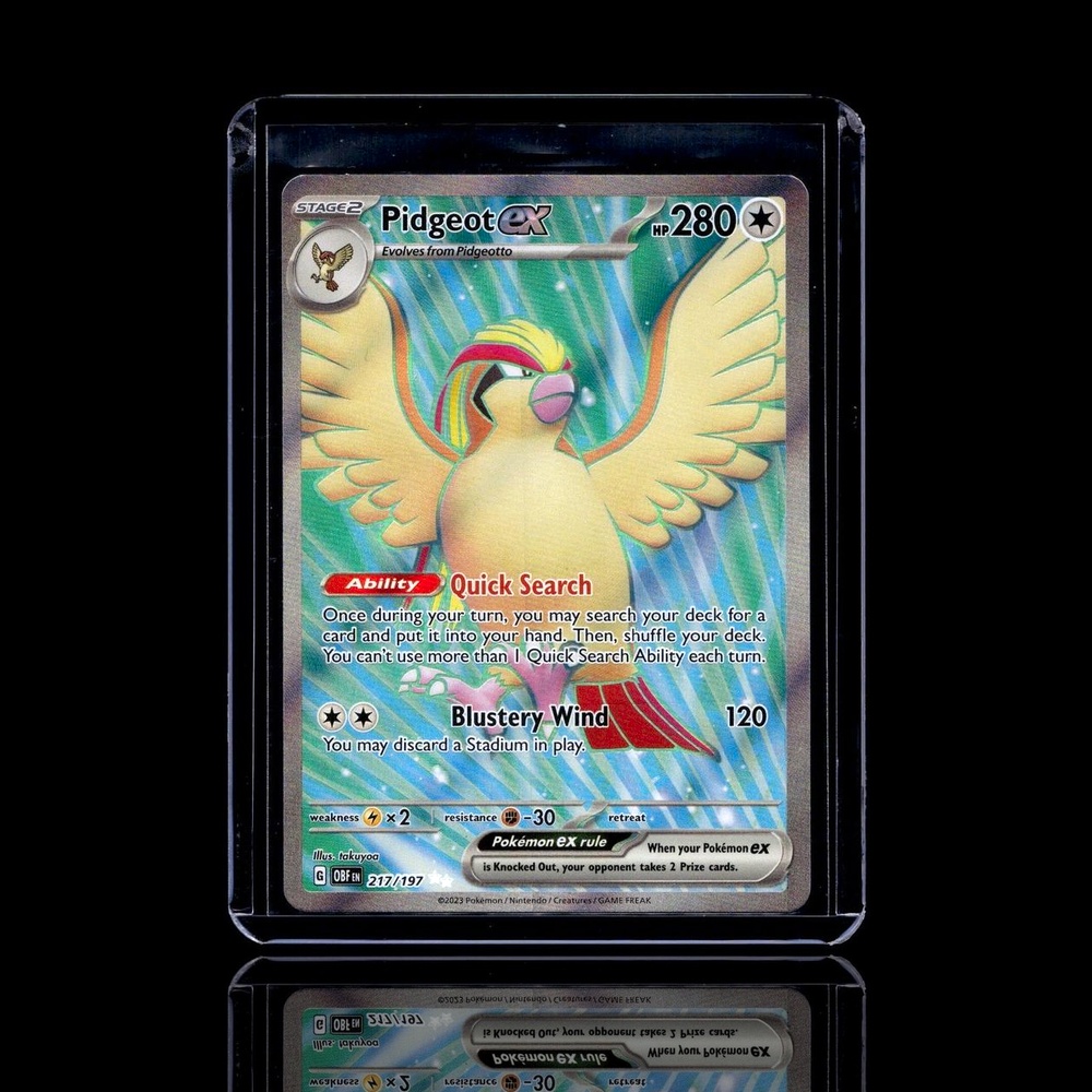 A pulled Common card