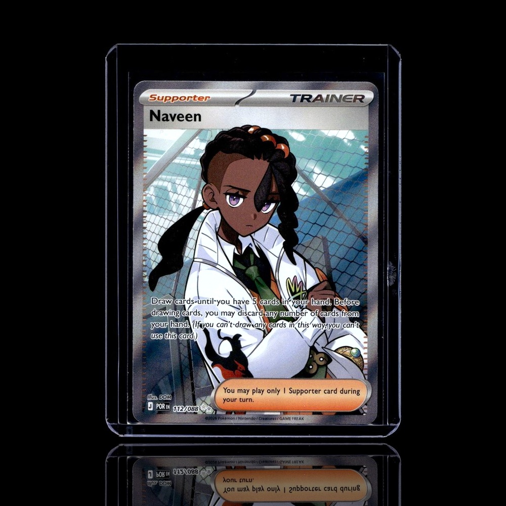 A pulled Common card