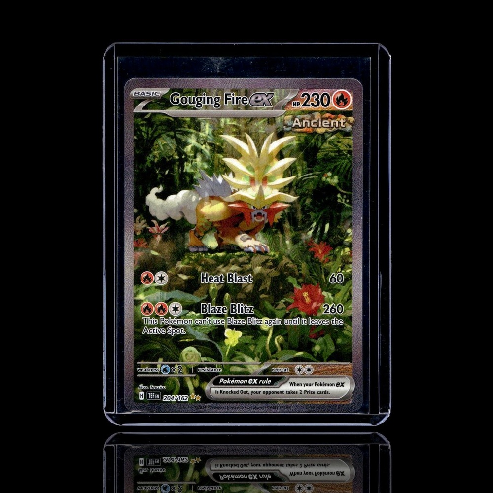 A pulled Epic card