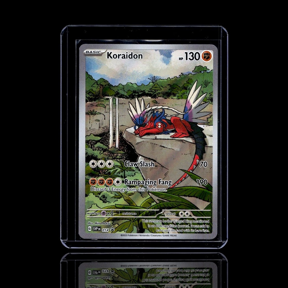 A pulled Rare card