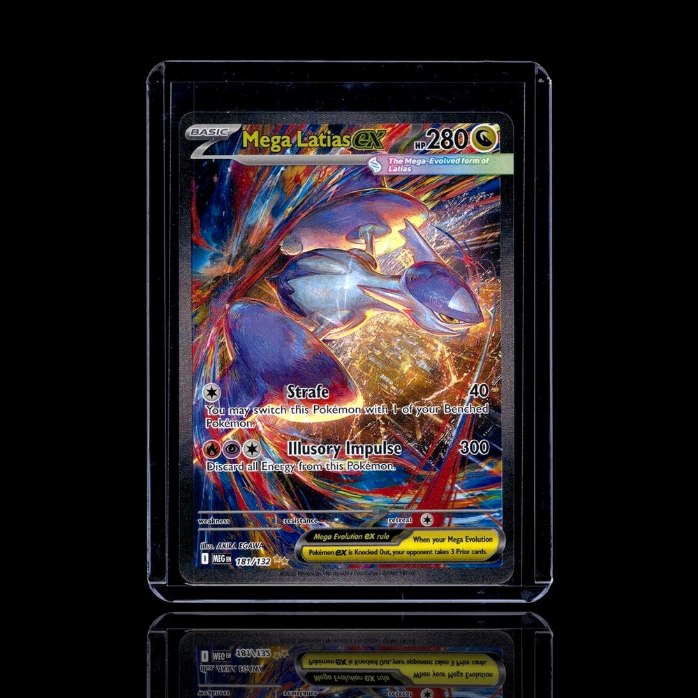 A pulled Super Epic card