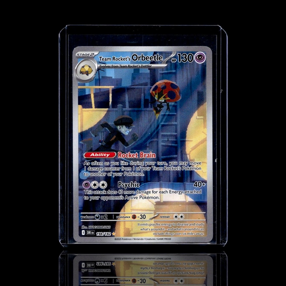 A pulled Common card