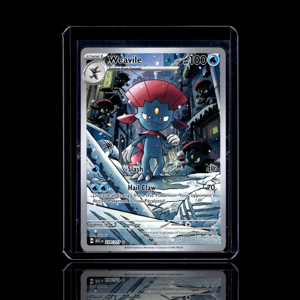 A pulled Rare card
