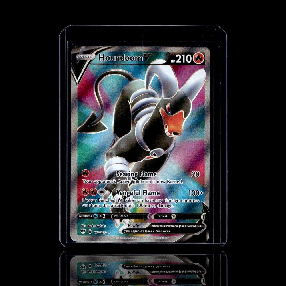A pulled Rare card