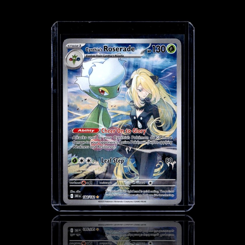 A pulled Ultra Rare card