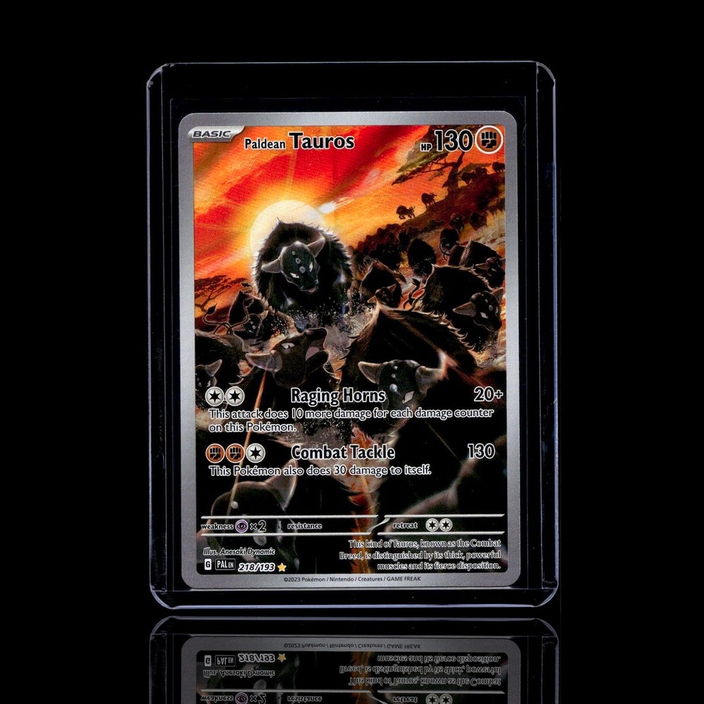 A pulled Epic card