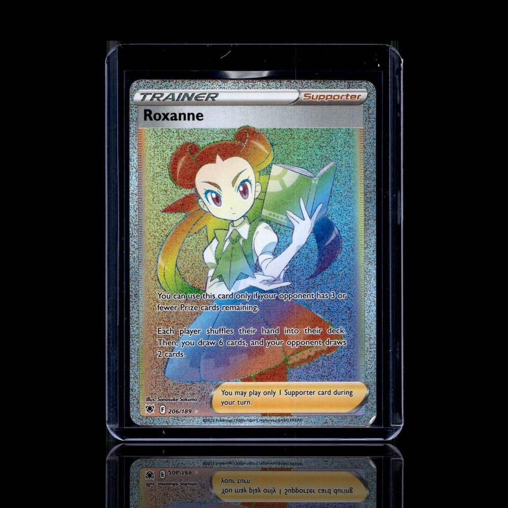 A pulled Rare card