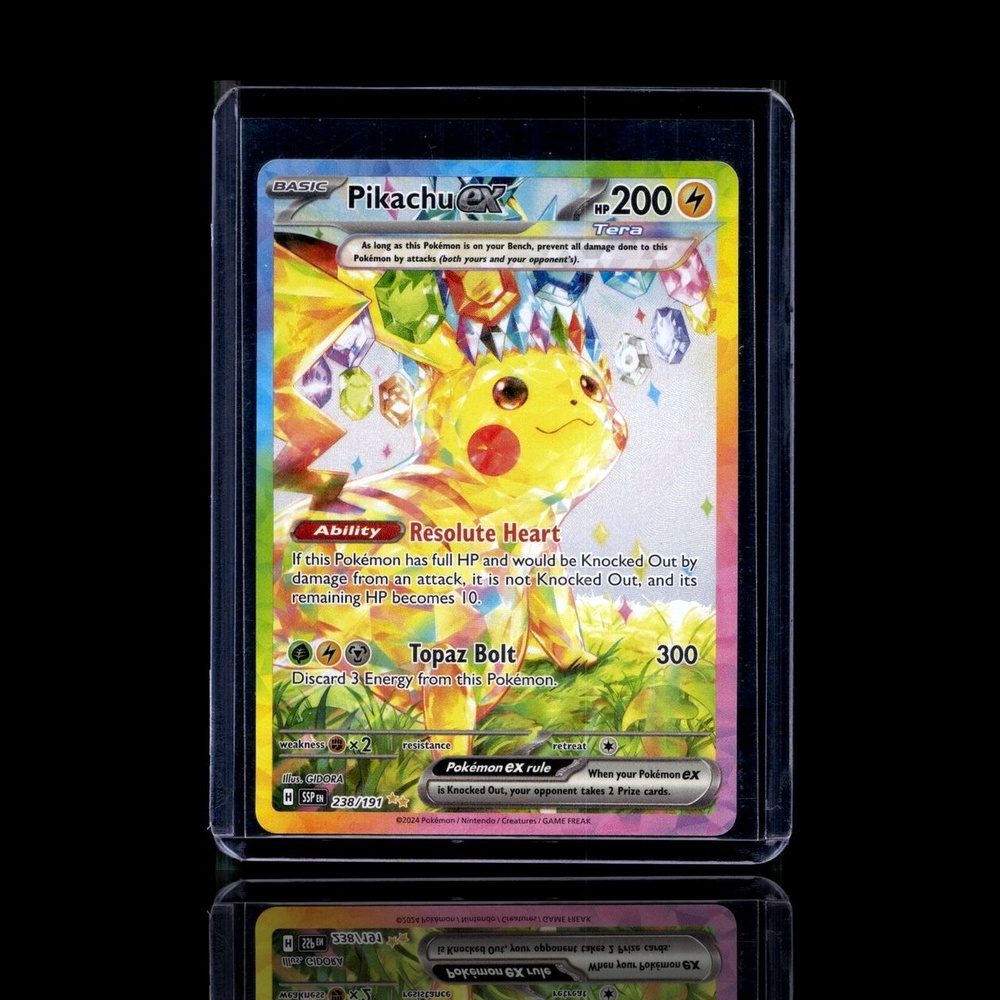 A pulled Chase card