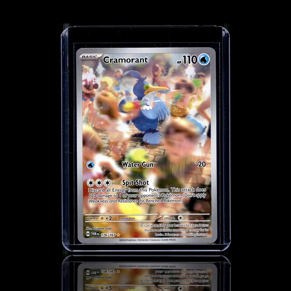 A pulled Rare card