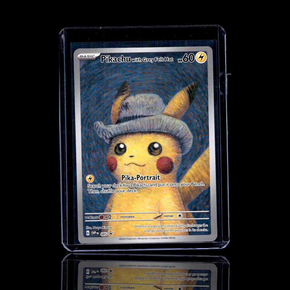 A card left in Zona’s Card Shop's Singles Pack