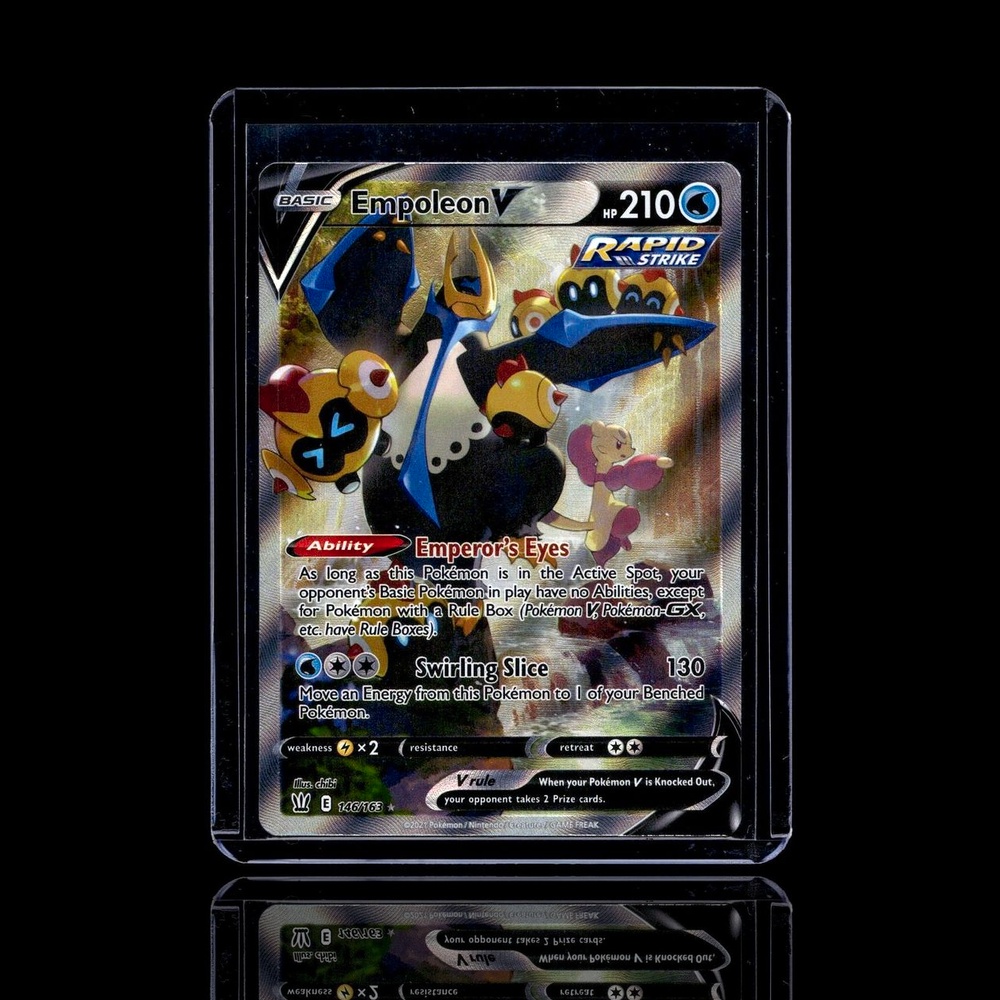 A pulled Super Epic card