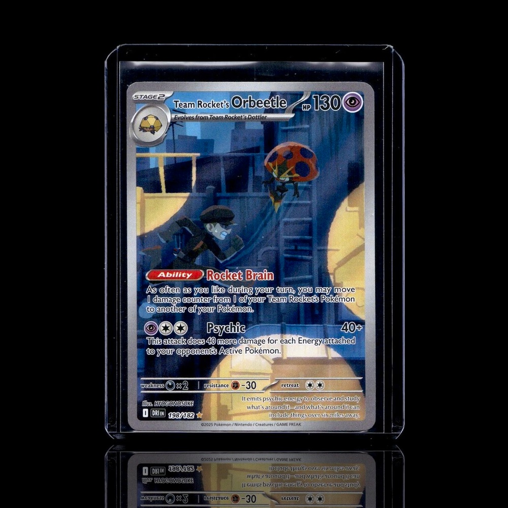 A pulled Common card