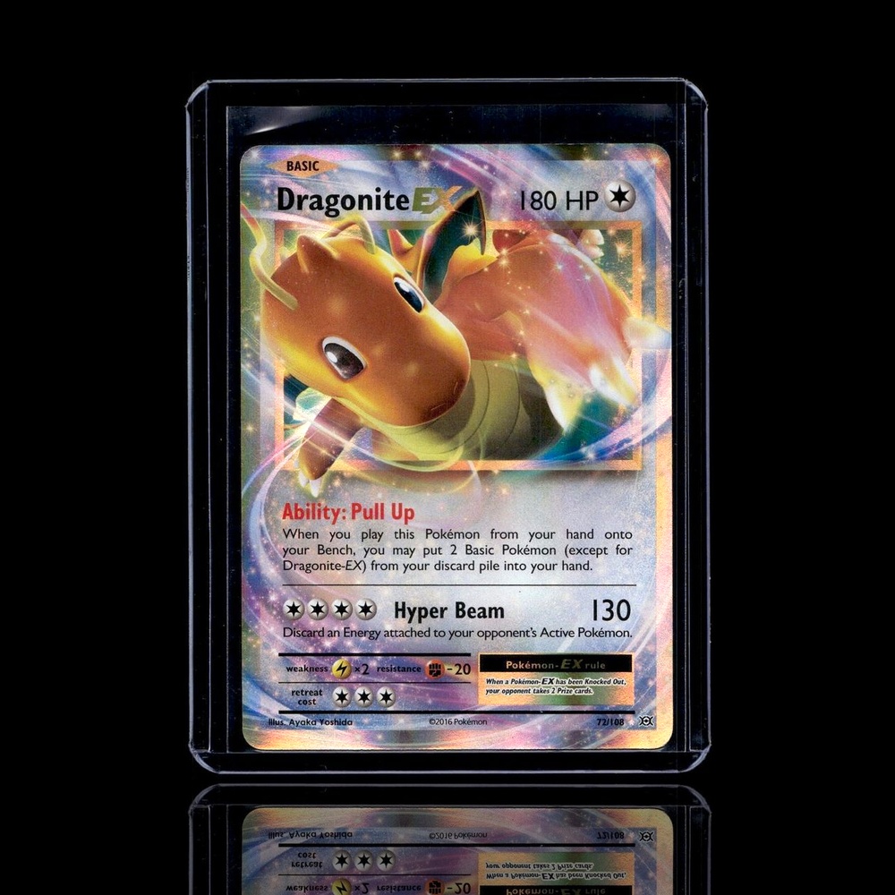 A pulled Ultra Rare card