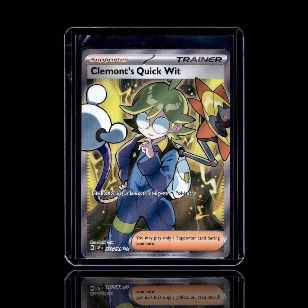 A pulled Common card