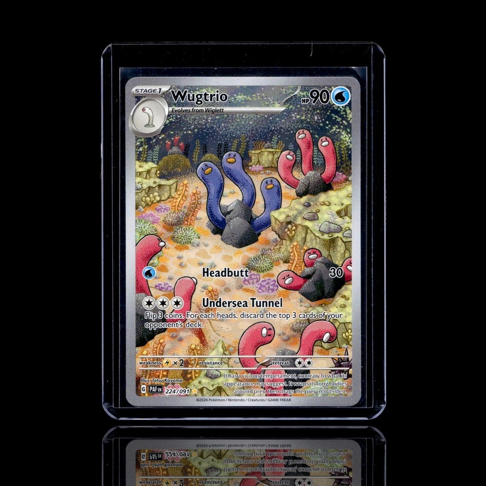 A pulled Common card