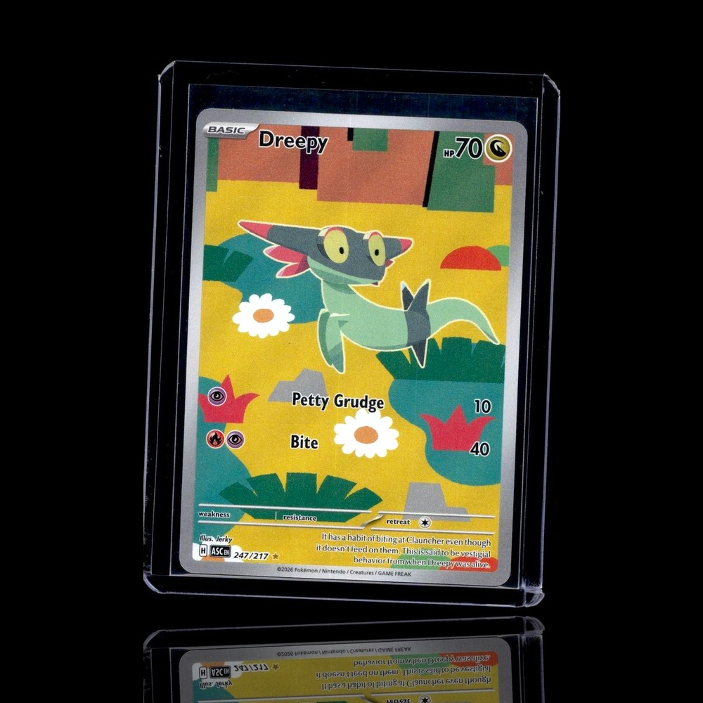 A pulled Rare card