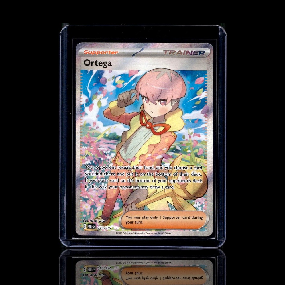 A pulled Common card