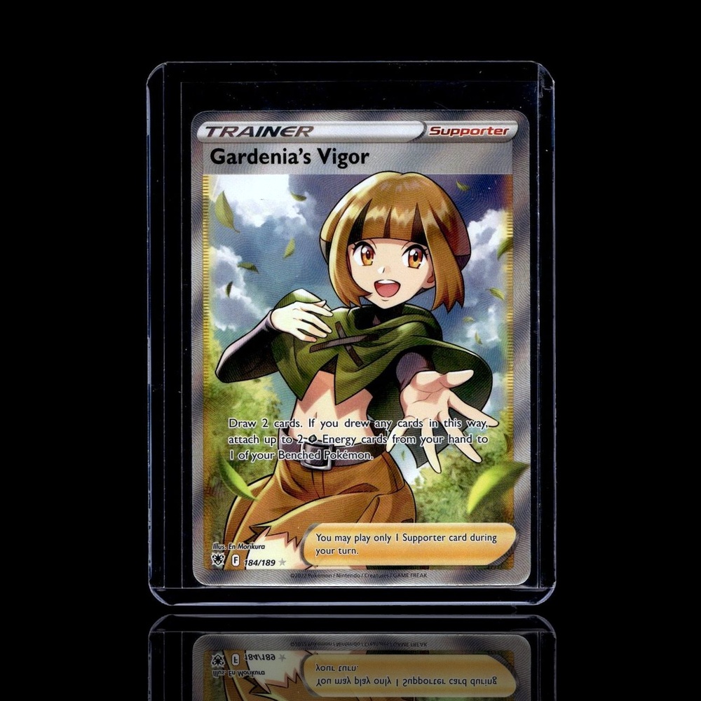 A pulled Rare card