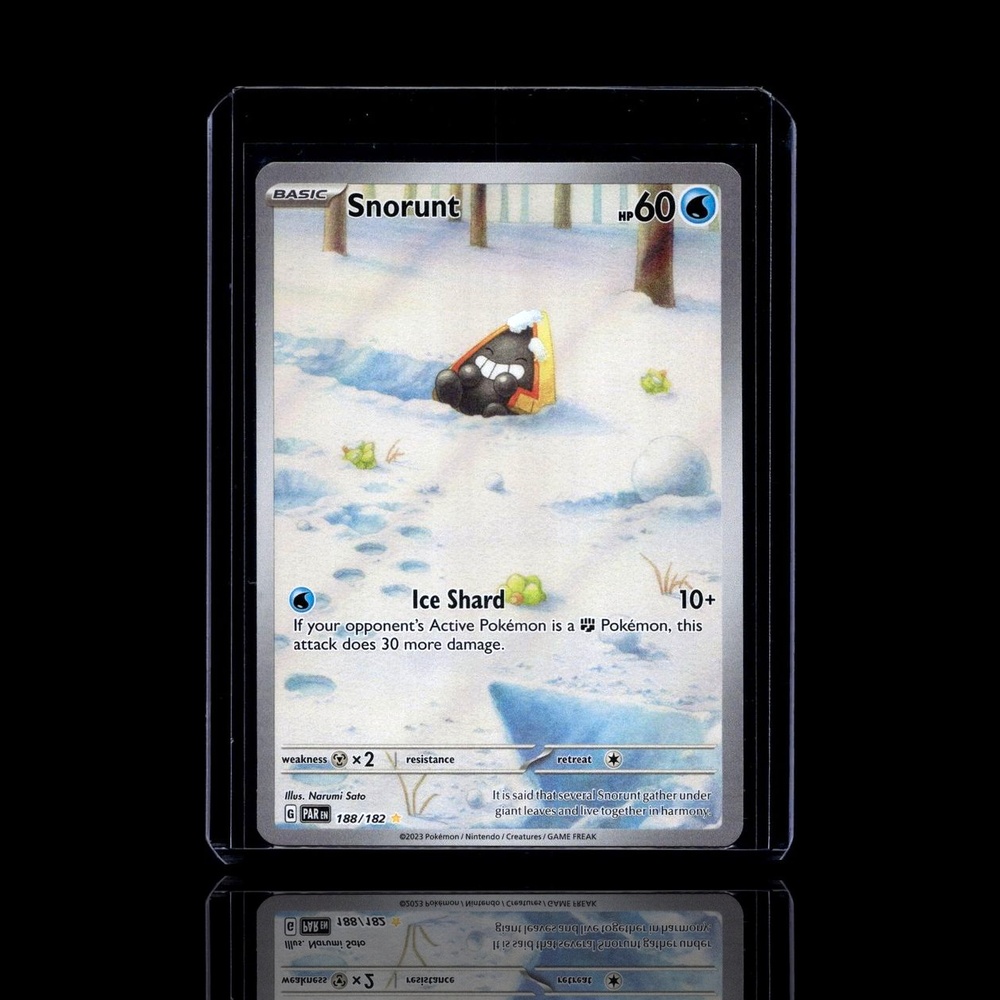 A pulled Rare card