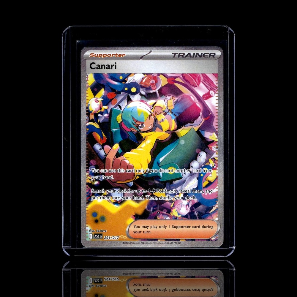 A pulled Epic card