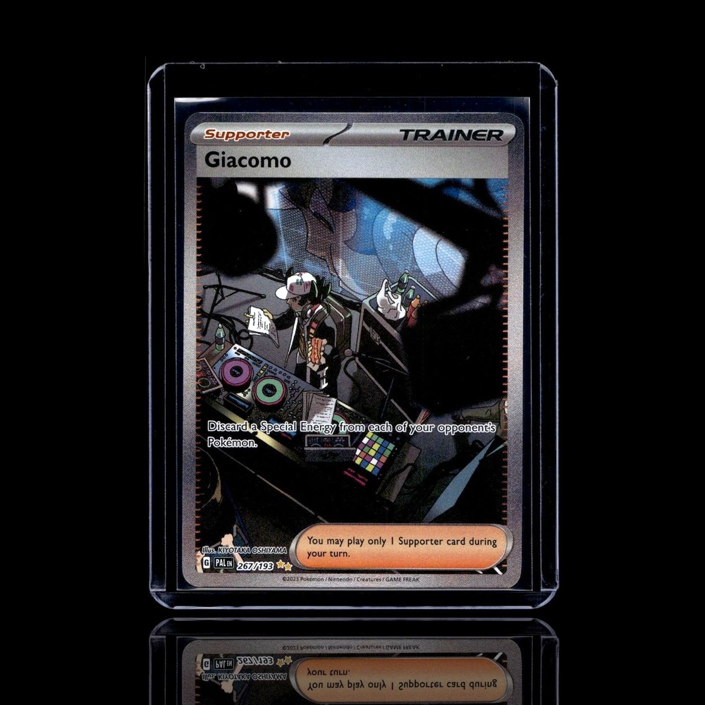 A pulled Uncommon card