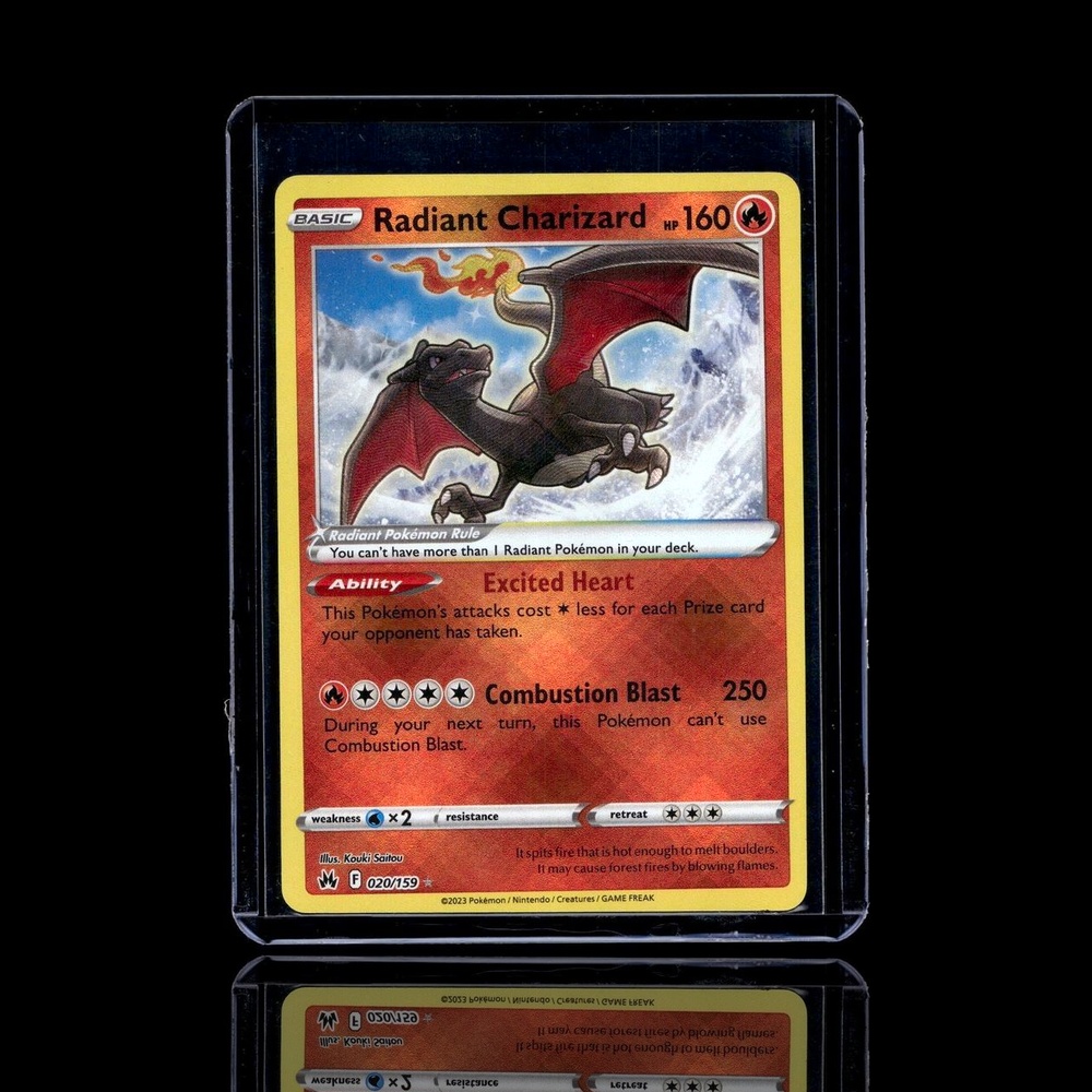 A pulled Ultra Rare card