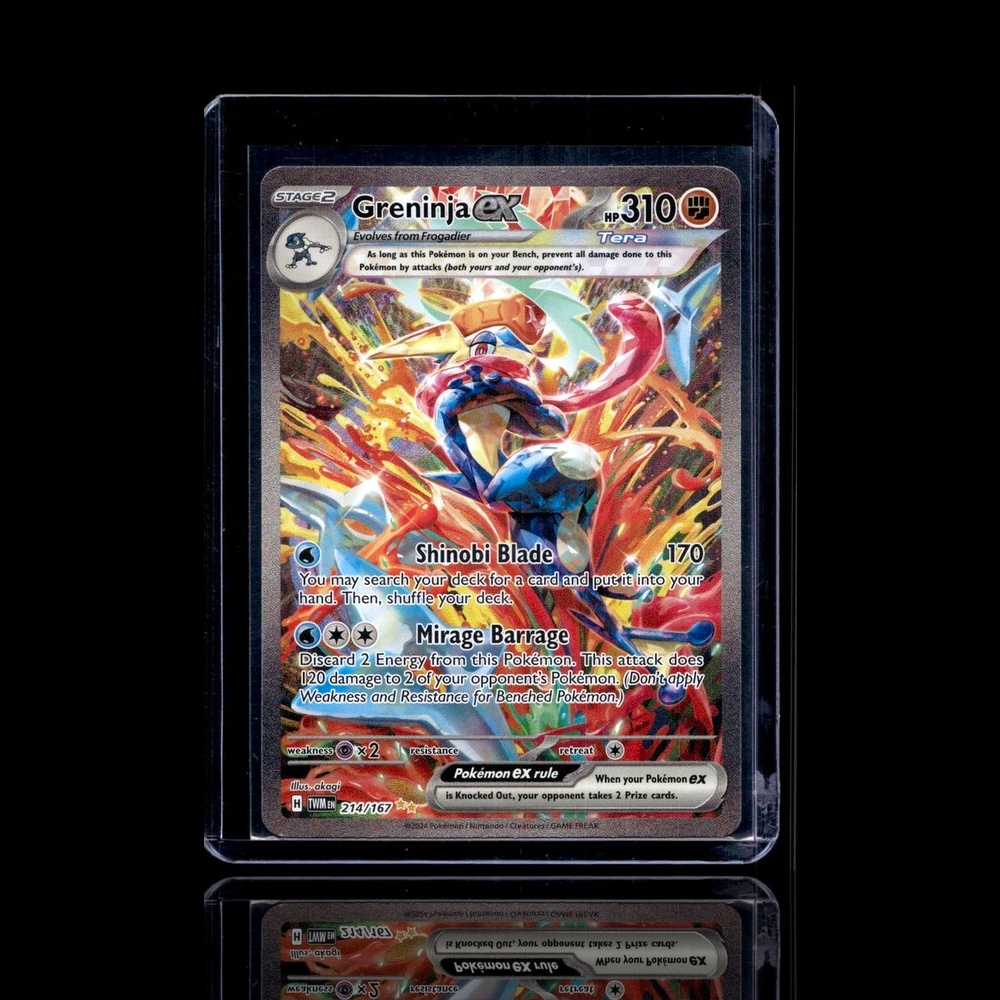 A card left in Pokemon Trainer Jake's Singles Pack