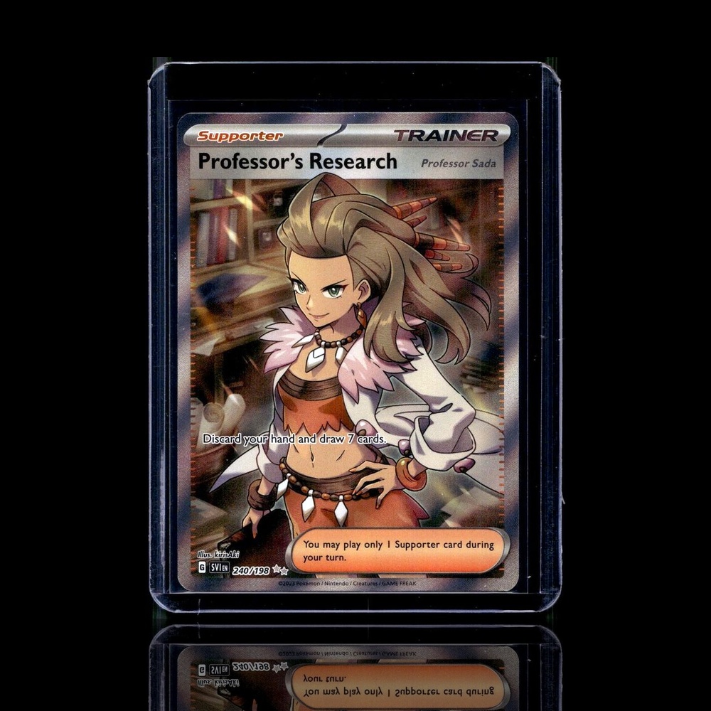 A pulled Common card