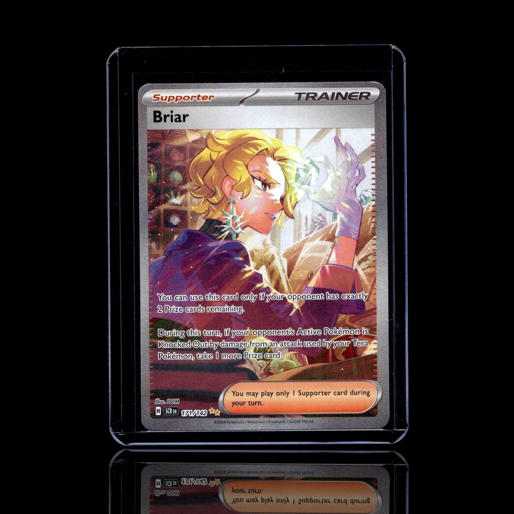 A pulled Rare card
