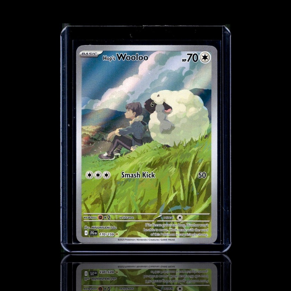 A pulled Common card