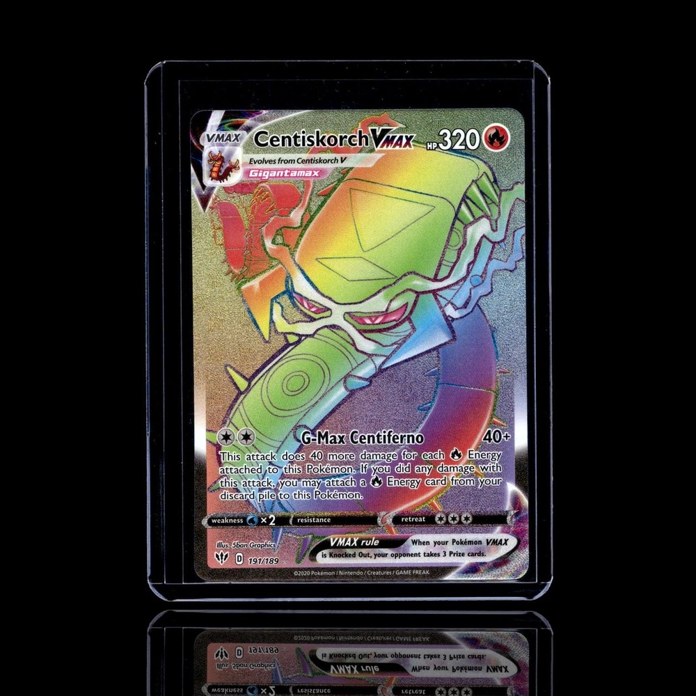 A pulled Rare card