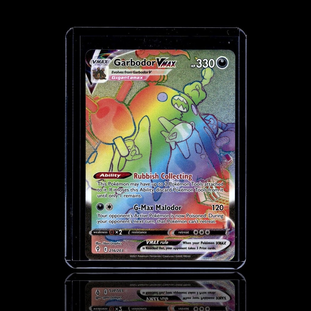 A pulled Rare card