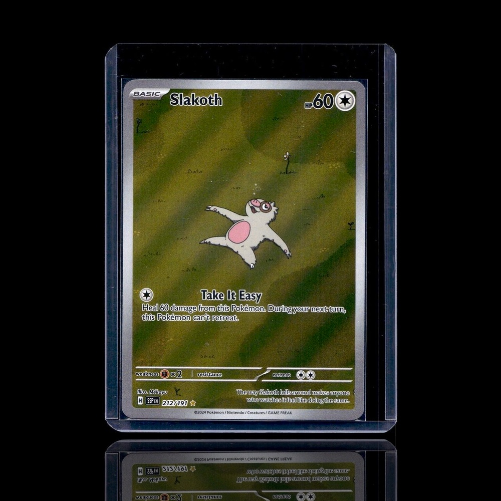 A pulled Ultra Rare card