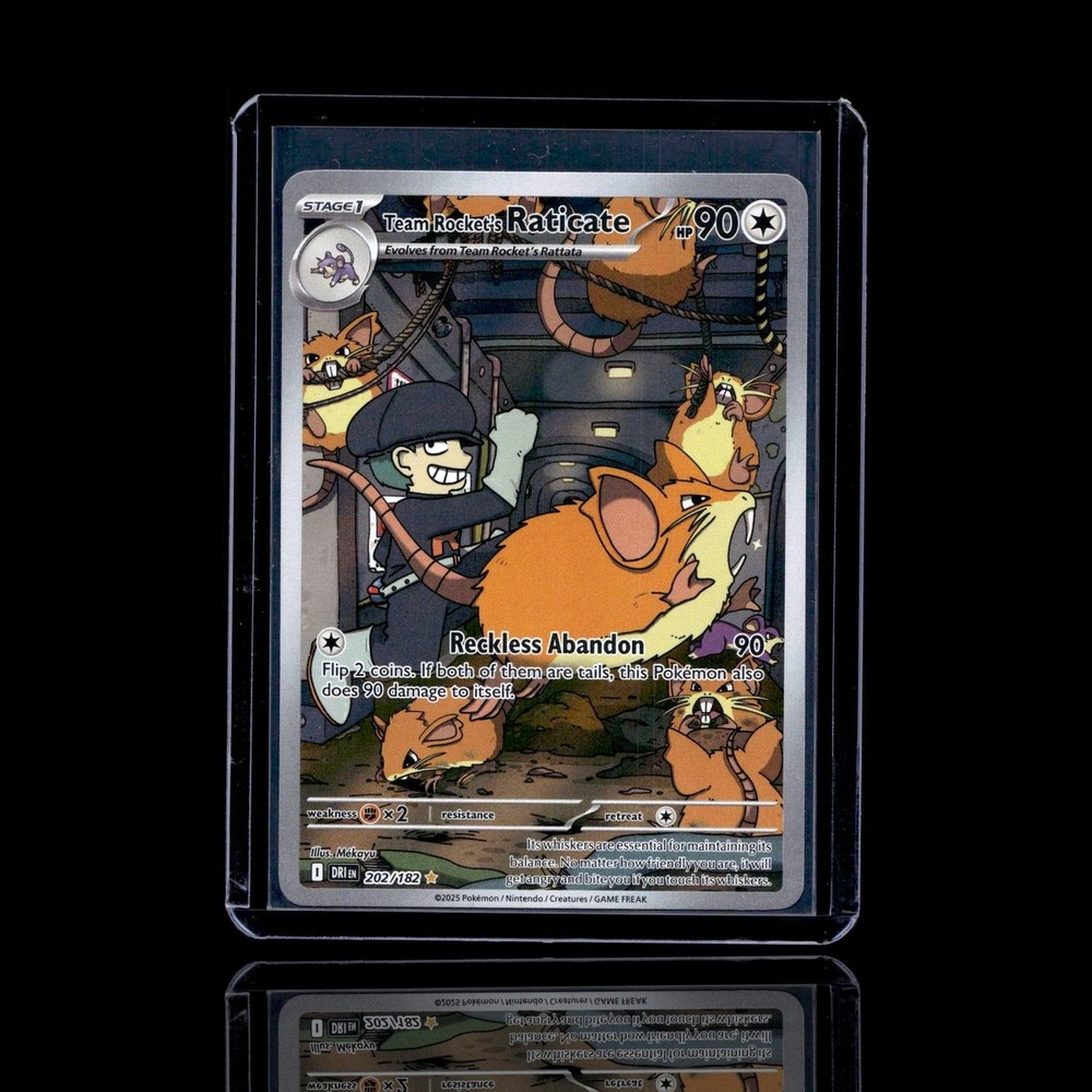 A pulled Rare card