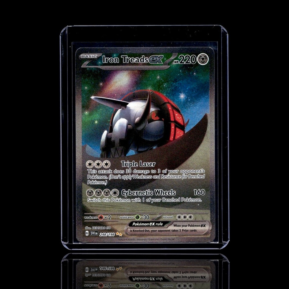 A pulled Rare card
